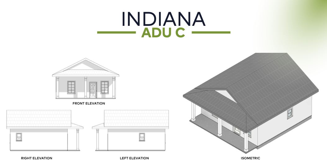 Indiana Floor Plan 734 sq ft